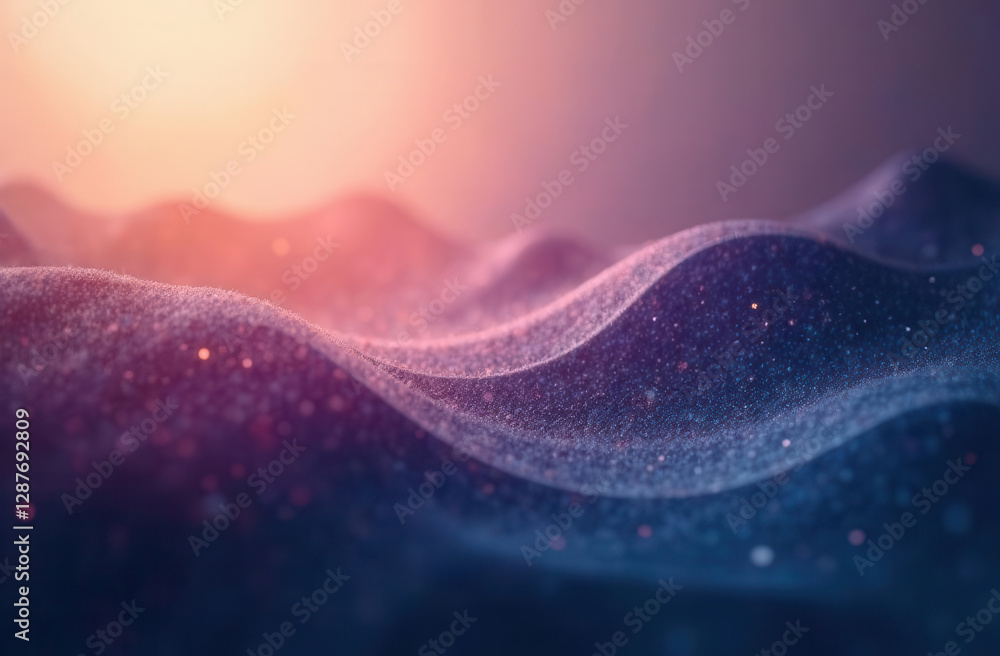 blue purple abstract geometric wave background with texture and gradient. graphic card with copy space blue purple abstract geometric wave background with texture and gradient. graphic card with copy space
