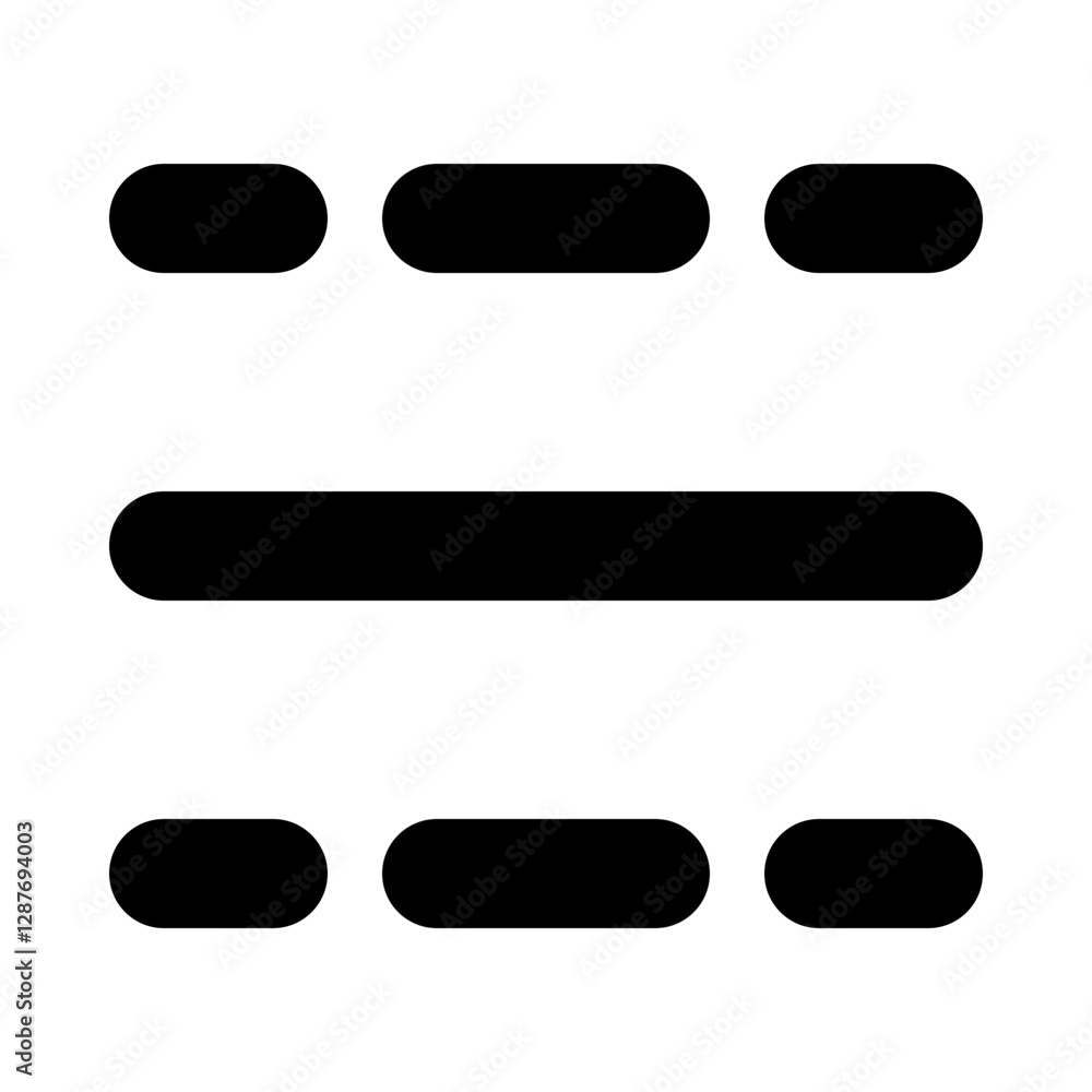 Bento Menu Outline Icon Vector Bento Menu Outline Icon Vector