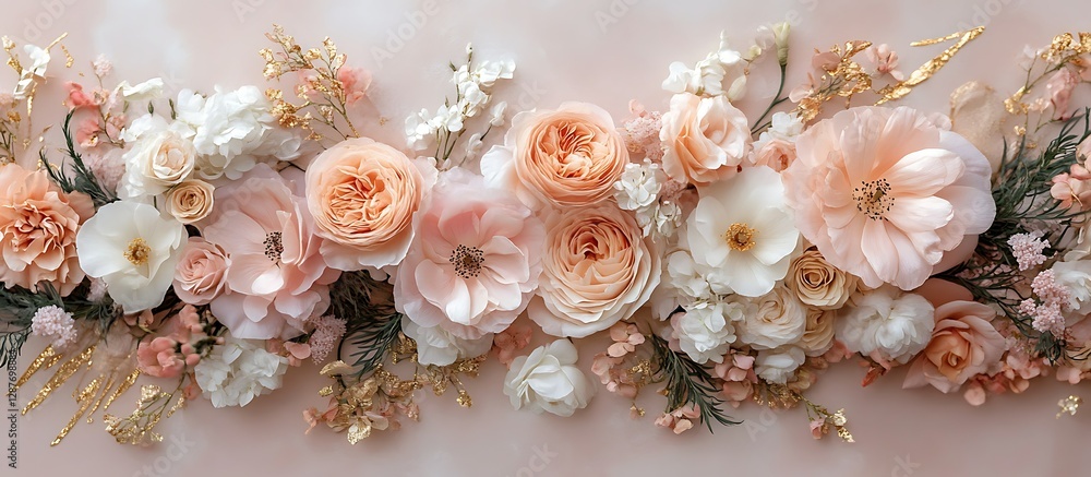 Pastel Floral Arrangement Display Pastel Floral Arrangement Display