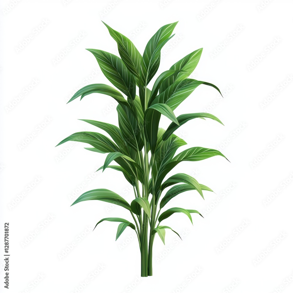 Wheat plant isolated on white background Wheat plant isolated on white background