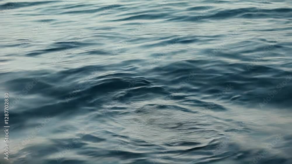 Predator Emerges from Calm Ocean Surface with Power Predator Emerges from Calm Ocean Surface with Power