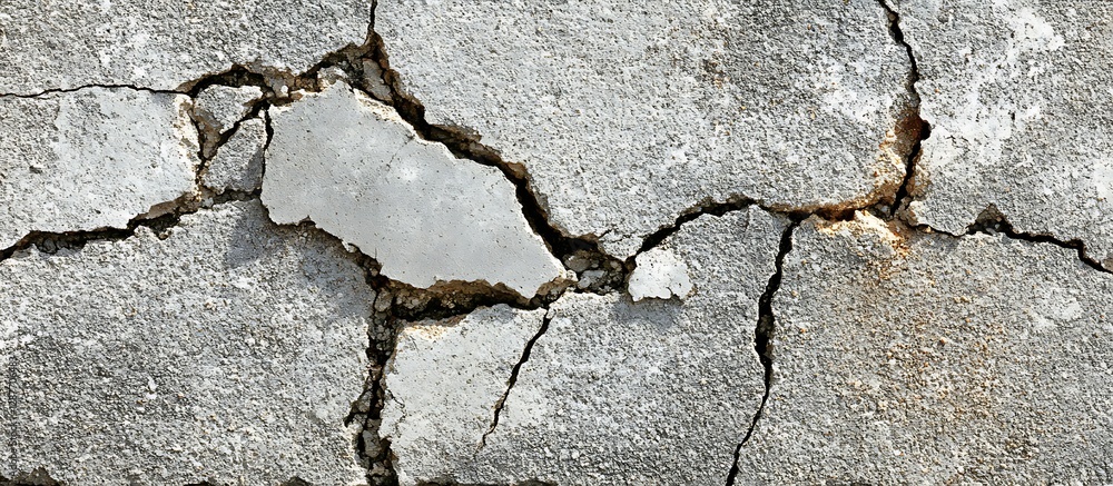 Obraz premium Cracked Concrete Surface (2)