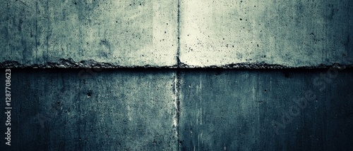 Textured concrete wall with distinct lines and shadows