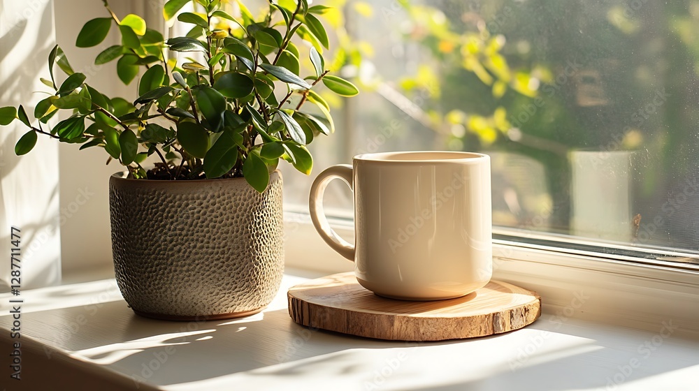 Morning Coffee by the Window: A Serene Start Morning Coffee by the Window: A Serene Start