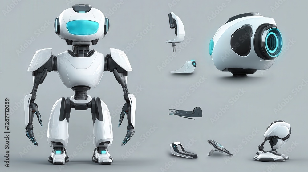 robotic assistant for surgical teams, helping with tasks such as handing tools, organizing equipment, and preparing patients. robotic assistant for surgical teams, helping with tasks such as handing tools, organizing equipment, and preparing patients.