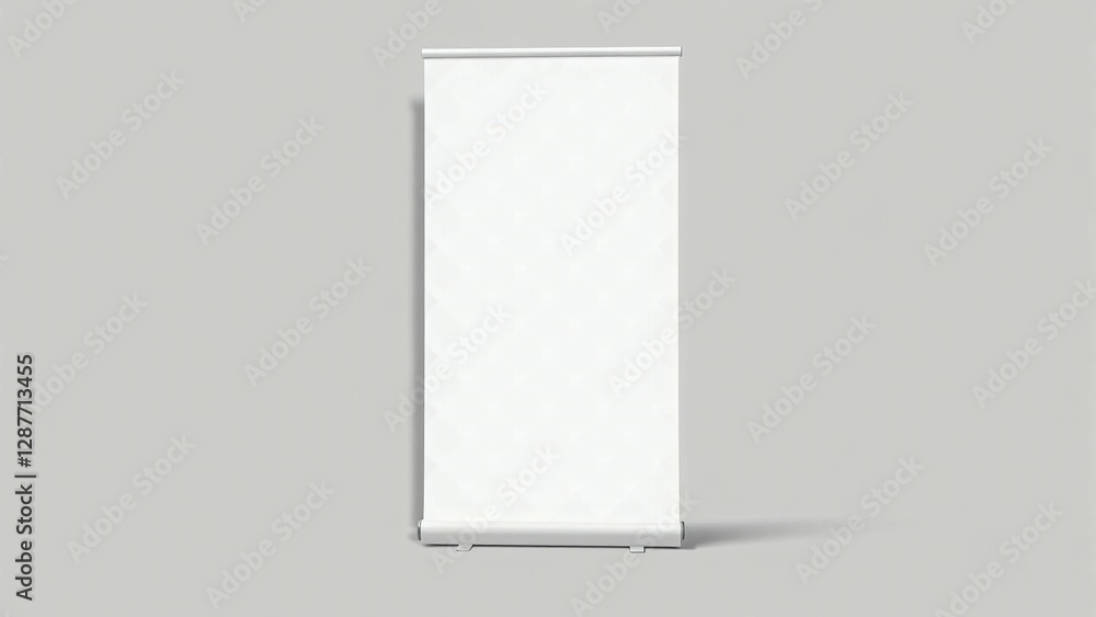 Rollup mockup, and Standee panel, canvas, screen, poster, blank display mock up Template grey background Presentation. roll, up, white, blank, display, advertising, racked, empty, promotion, banner Rollup mockup, and Standee panel, canvas, screen, poster, blank display mock up Template grey background Presentation. roll, up, white, blank, display, advertising, racked, empty, promotion, banner