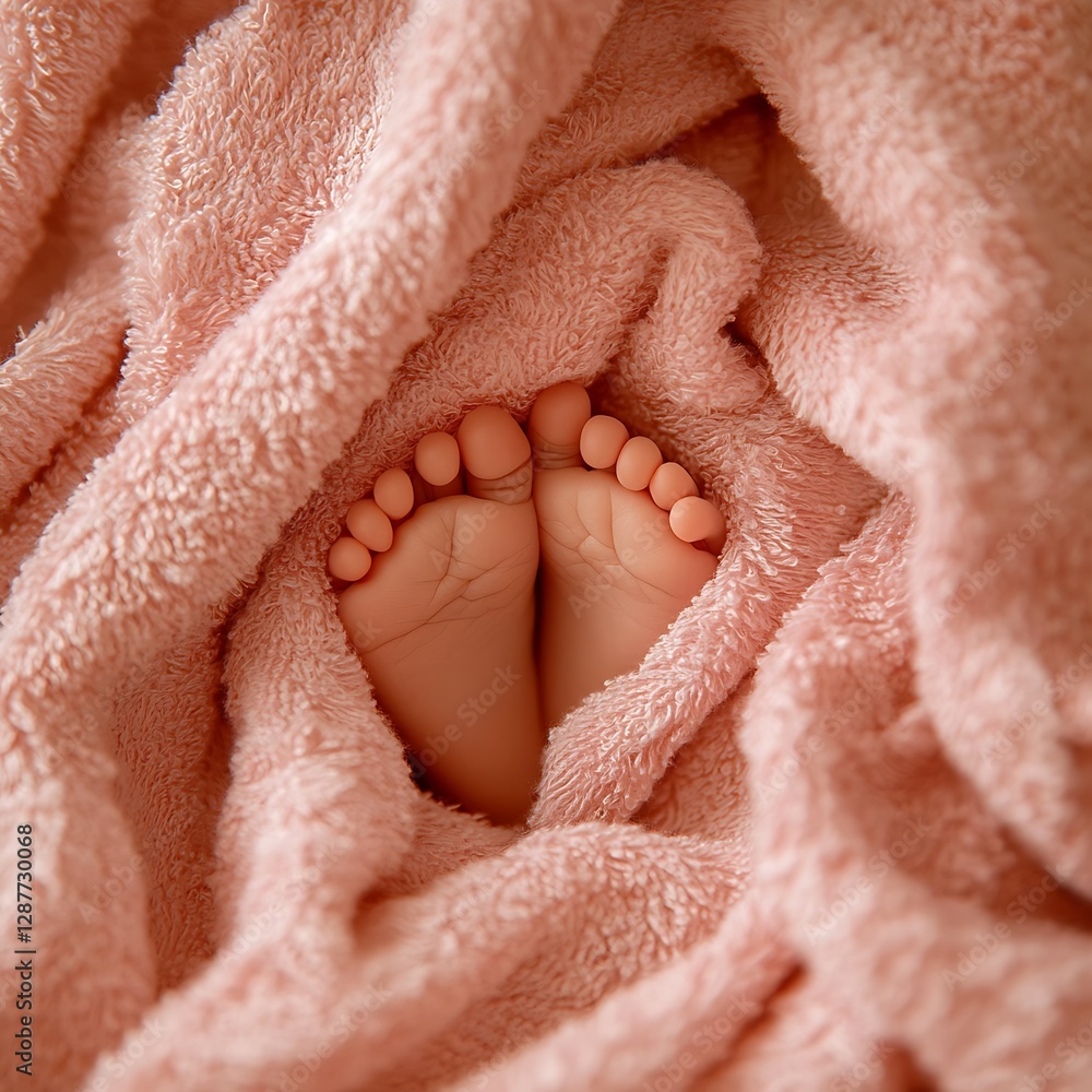 Baby Feet, Soft Blanket