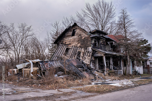 Collapsing House In Highland Park