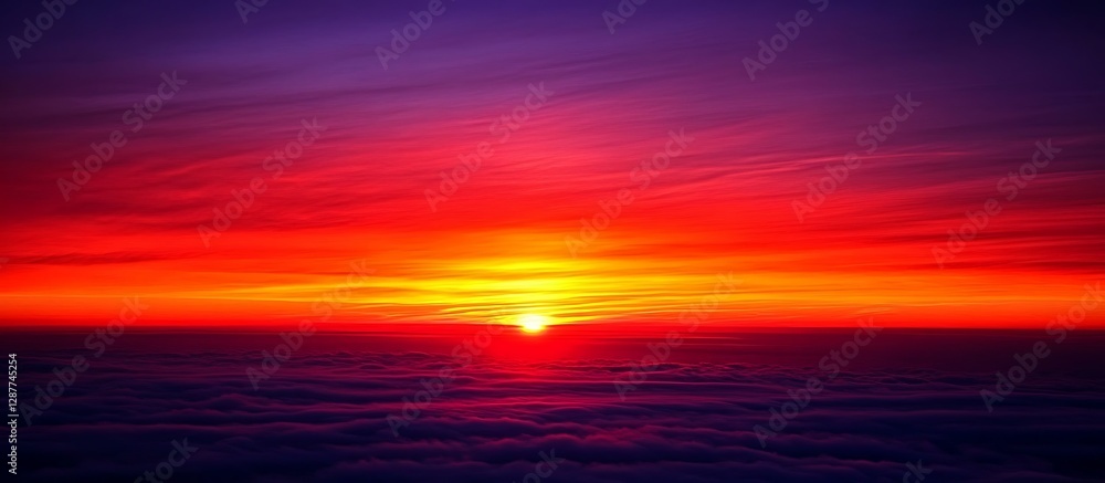 Sunrise Over Cloudscape Sunrise Over Cloudscape