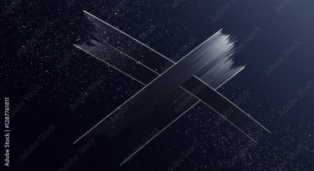Artistic brush strokes on dark background Artistic brush strokes on dark background