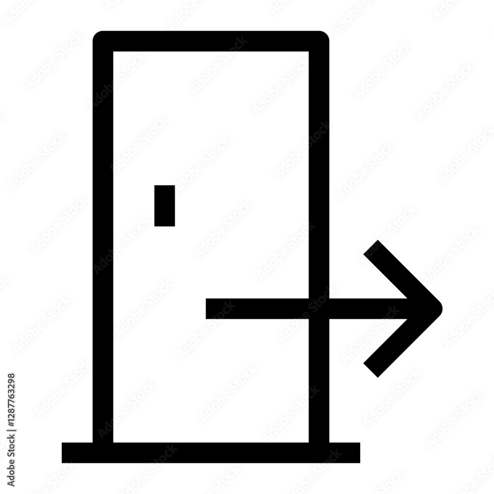 Fototapeta premium travel thin icon