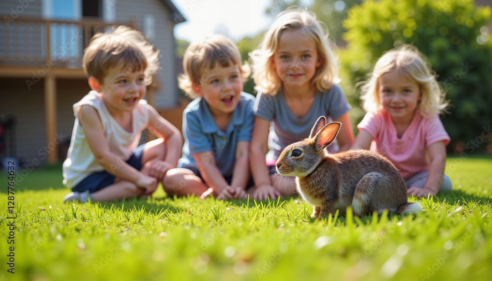 A group of children laughing and playing together in a flower-filled field reflects the joy, renewal, and togetherness of the Spring Equinox. A group of children laughing and playing together in a flower-filled field reflects the joy, renewal, and togetherness of the Spring Equinox.