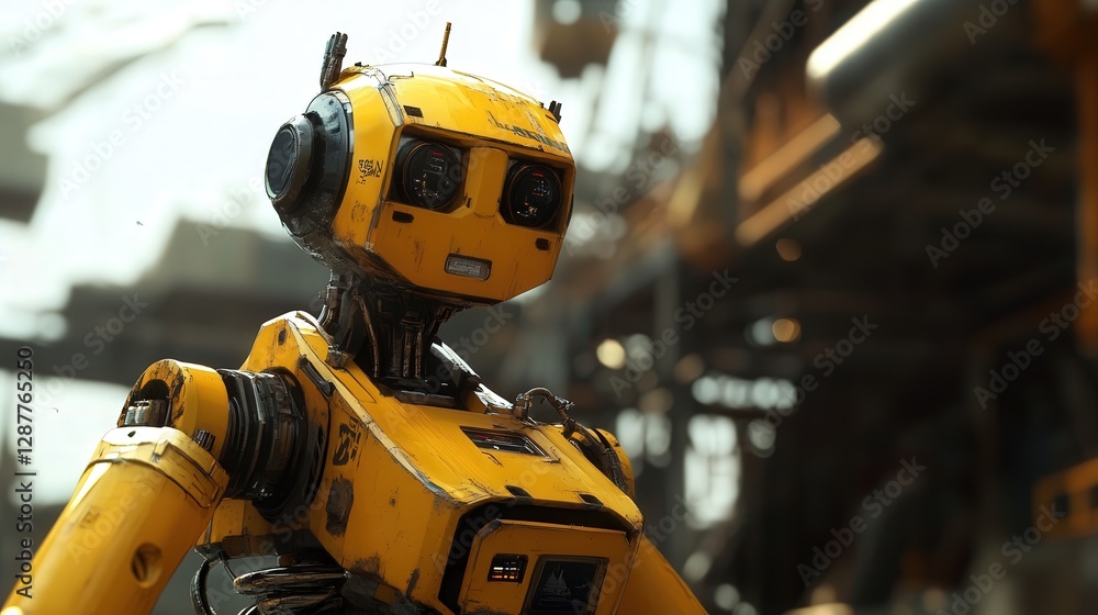 robot designed for offshore oil rigs, performing maintenance, inspections, and repairs in dangerous environments where human workers cannot go robot designed for offshore oil rigs, performing maintenance, inspections, and repairs in dangerous environments where human workers cannot go