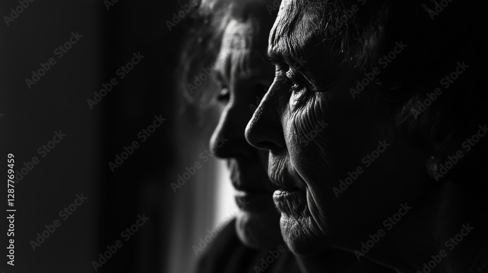 Dementia symptoms leading to repeated questioning. Featuring frustration and confusion Dementia symptoms leading to repeated questioning. Featuring frustration and confusion