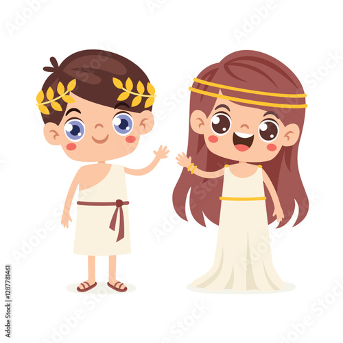 Ancient Boy And Girl Characters
