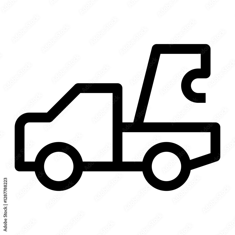 transportation thin icon transportation thin icon