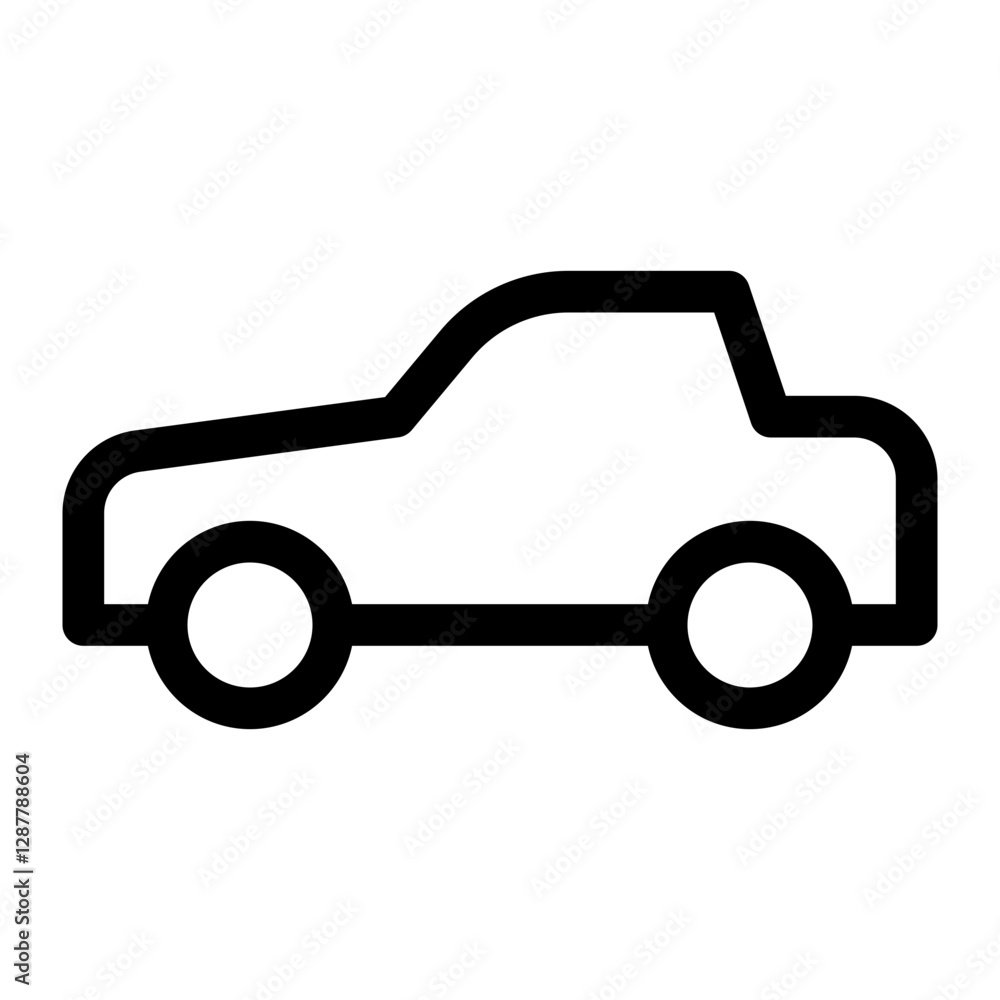 transportation thin icon transportation thin icon