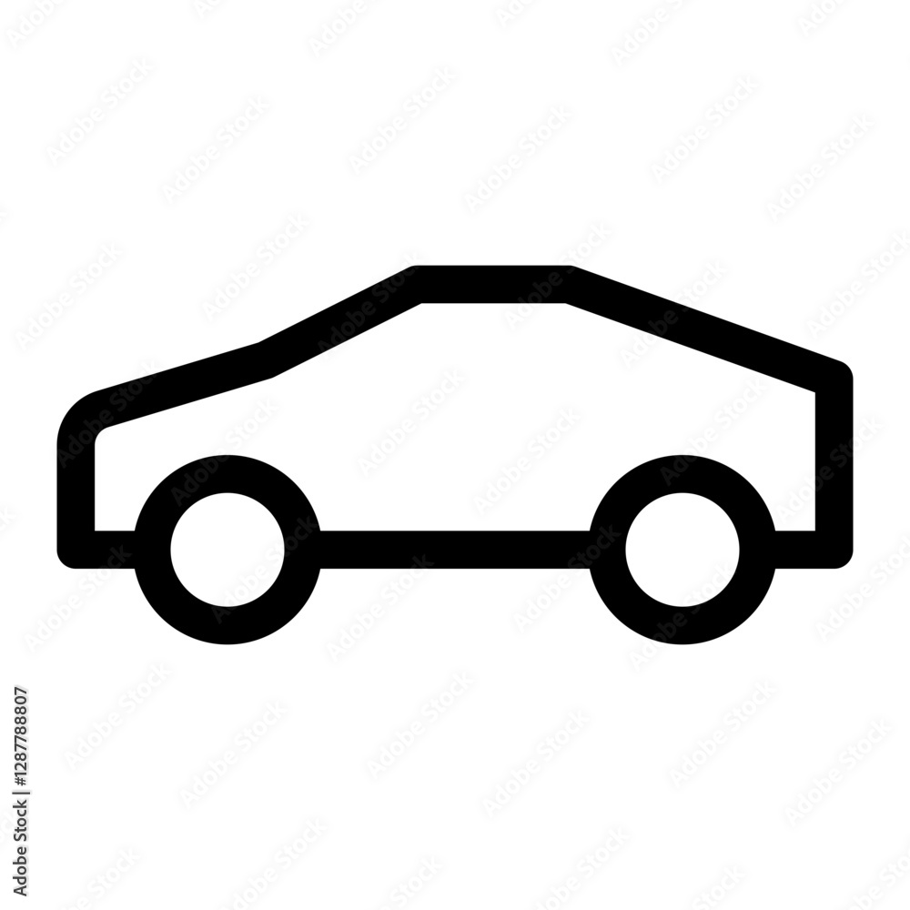 transportation thin icon transportation thin icon