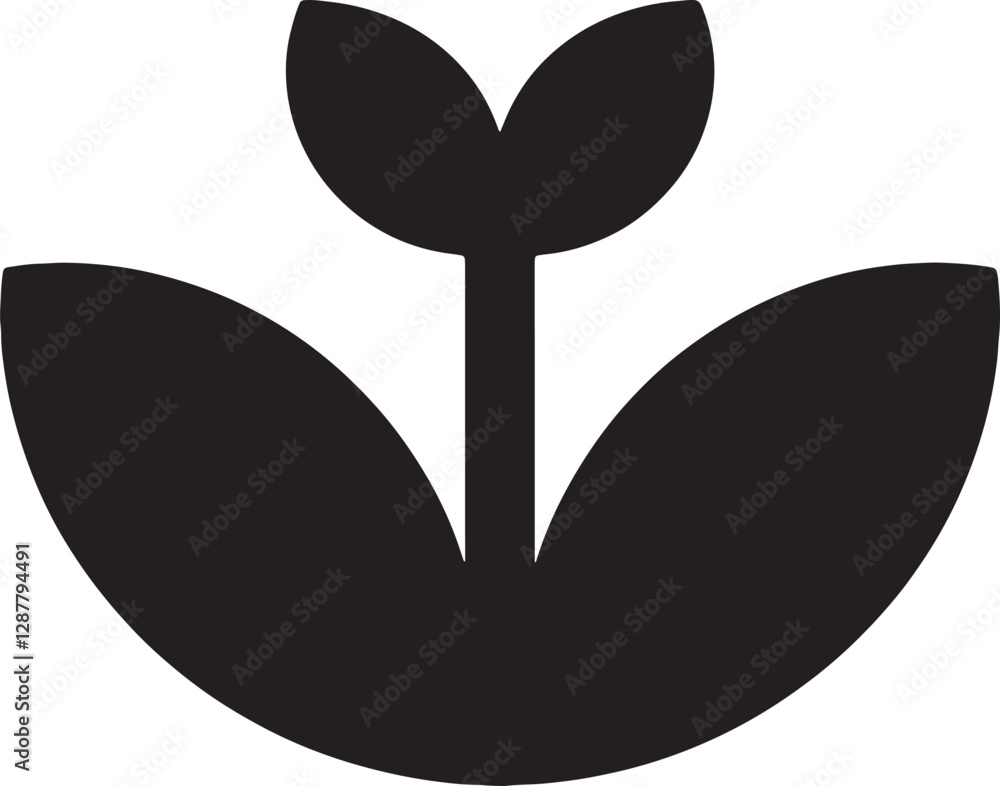 Sprout vector icons set. Sprout symbol in simple black, flat and gradient styles. Seedling icon isolated. Sprout vector icons set. Sprout symbol in simple black, flat and gradient styles. Seedling icon isolated.