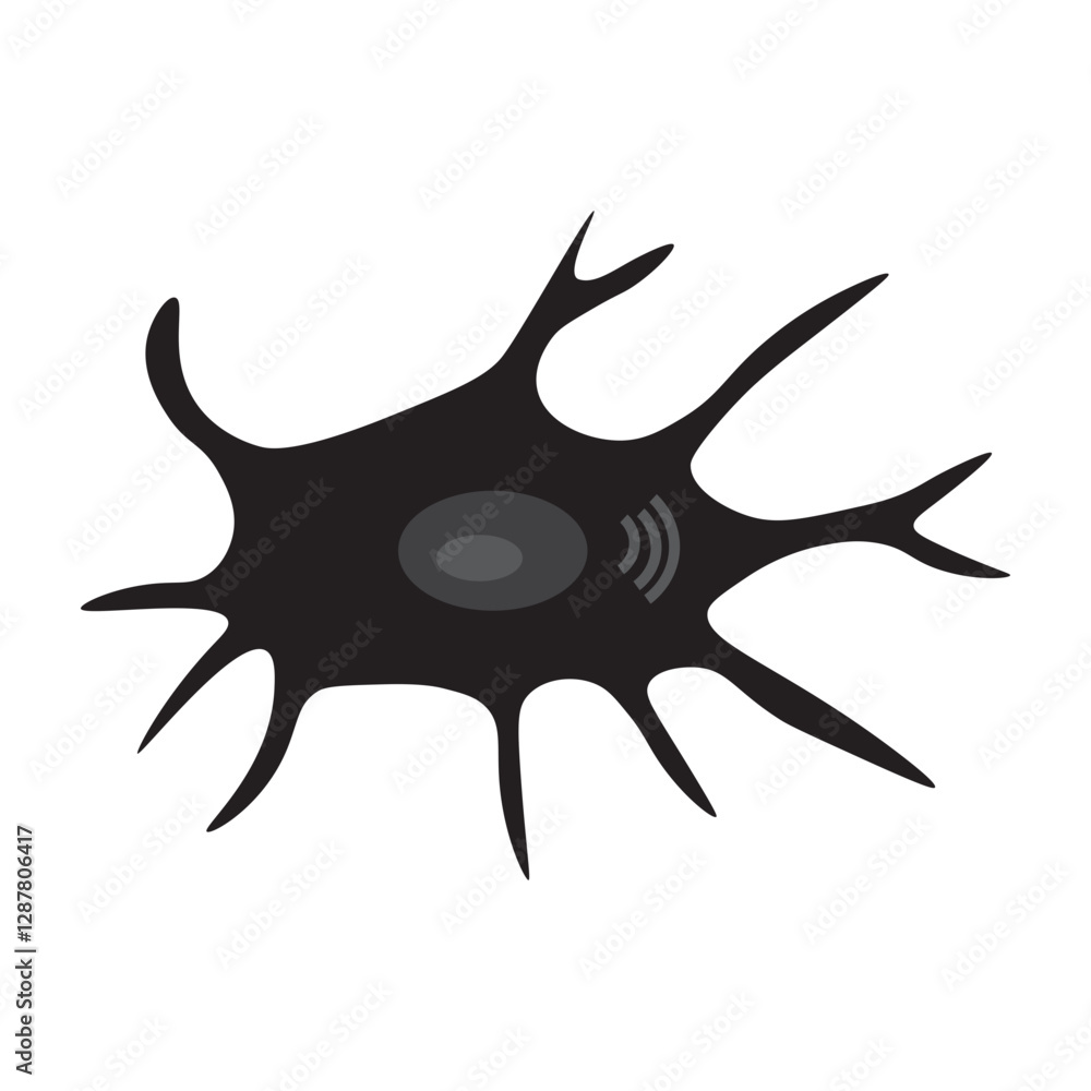 Osteocyte glyph icon Osteocyte glyph icon