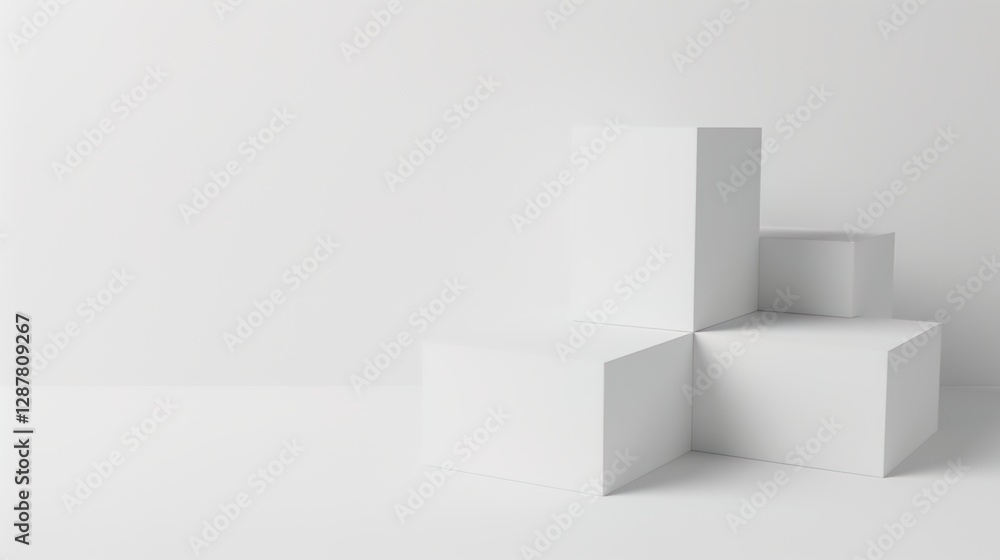 Elevate Your Display with the Minimalist White Cube Display Stand: A Blend of Style and Function. This sleek and simple display stand, featuring the classic white cube design, is not just a piece of f Elevate Your Display with the Minimalist White Cube Display Stand: A Blend of Style and Function. This sleek and simple display stand, featuring the classic white cube design, is not just a piece of f