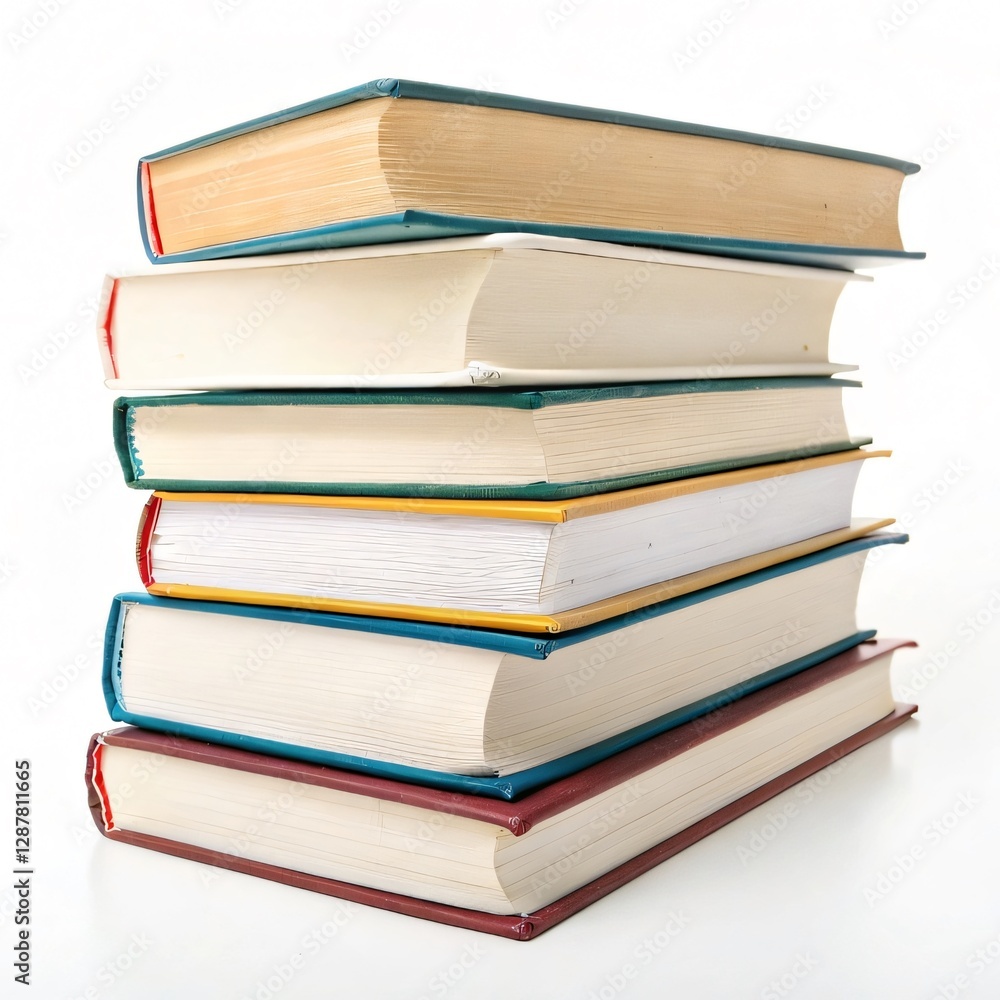stack of books isolated stack of books isolated