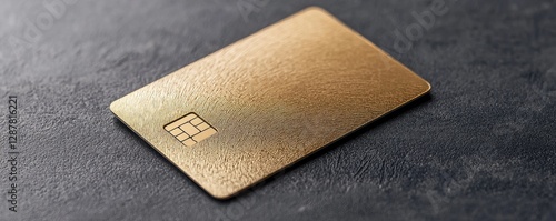 Detailed close-up of a luxury credit card on a textured surface.
