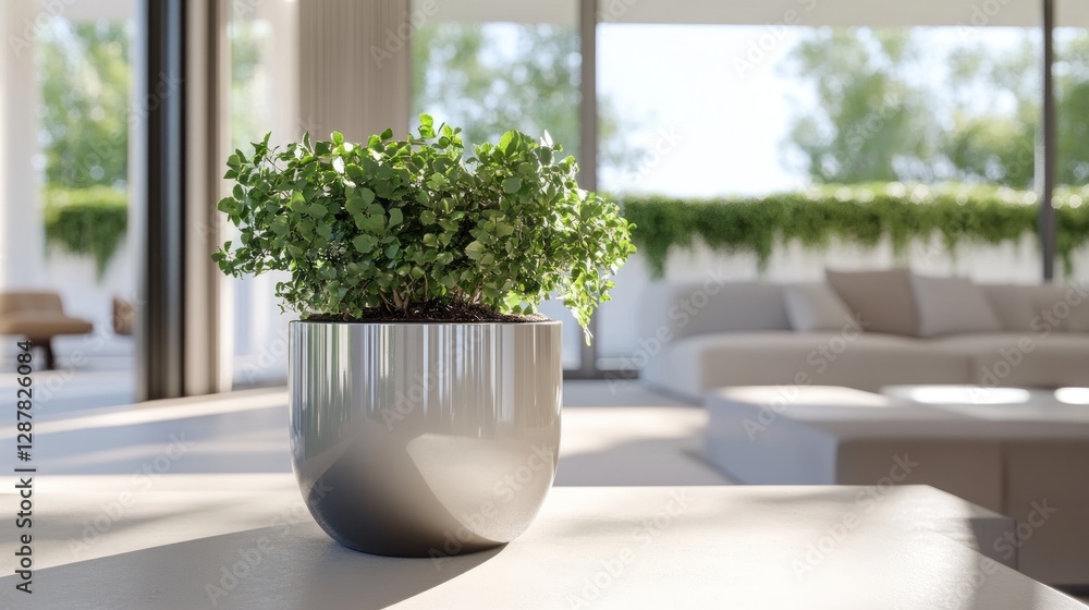 Fototapeta premium Modern home plant interior design