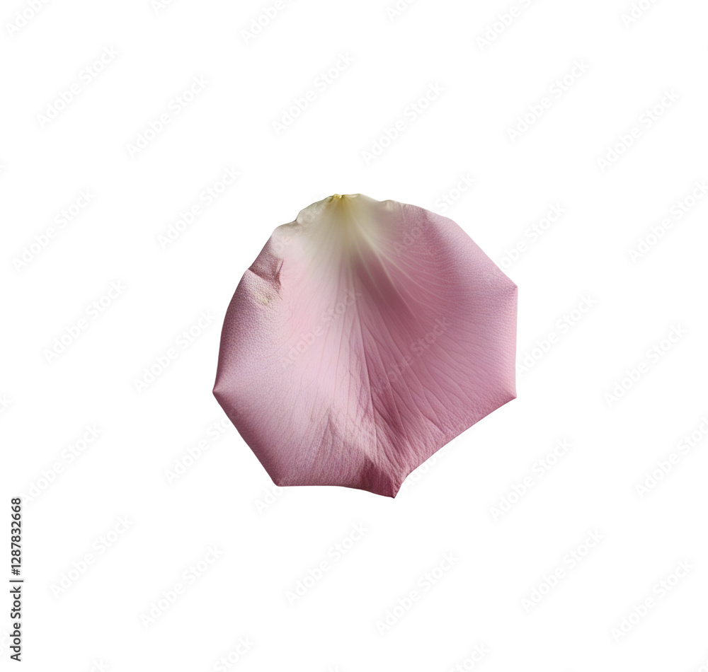 Fototapeta premium rose petals on white background