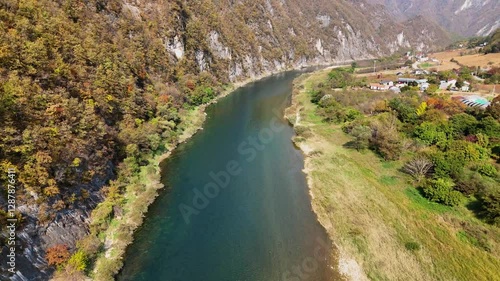 Autumn mountains and rivers
