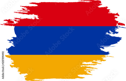 Brush painted flag Armenia. Grunge flag Armenia. Watercolor drawing national flag Armenia. Independence Day. Banner, poster template. National flag Armenia with coat arms. Free Download Brush painted flag Armenia. Grunge flag Armenia. Watercolor drawing national flag Armenia. Independence Day. Banner, poster template. National flag Armenia with coat arms. - GFXLoad