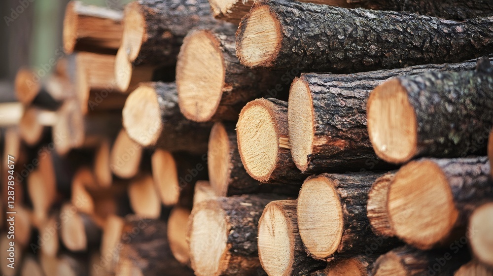 Stack of firewood logs creating a natural background texture Stack of firewood logs creating a natural background texture