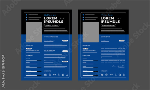 Resume CV. Clean Resume Layout, Minimalist resume cv template, Resume design template
