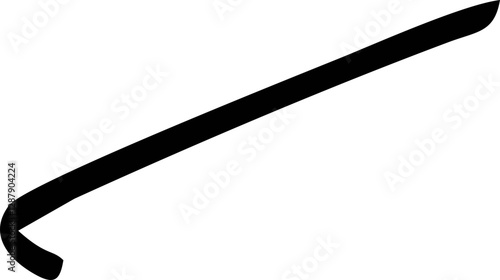 Basic art of Arabic letter of alphabet or basic Arabic symbol use in their language.