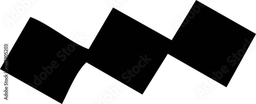 Basic art of Arabic letter of alphabet or basic Arabic symbol use in their language.