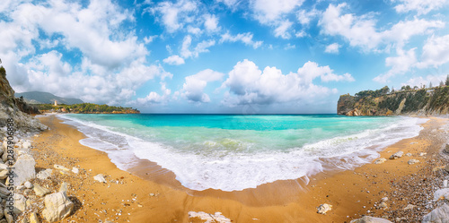 Superb seascape of Guidaloca Beach near Castellammare del Golfo.