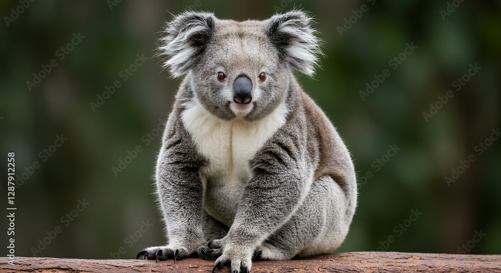 Fototapeta premium Overweight and Chubby Koala Cute and Adorable Fat Animal