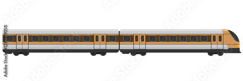 HighSpeed Train Vector Illustration representing modern transportation and connectivity concepts