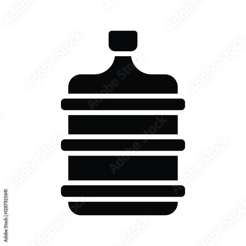 Gallon Icon. Illustration of a Gallon of Water.