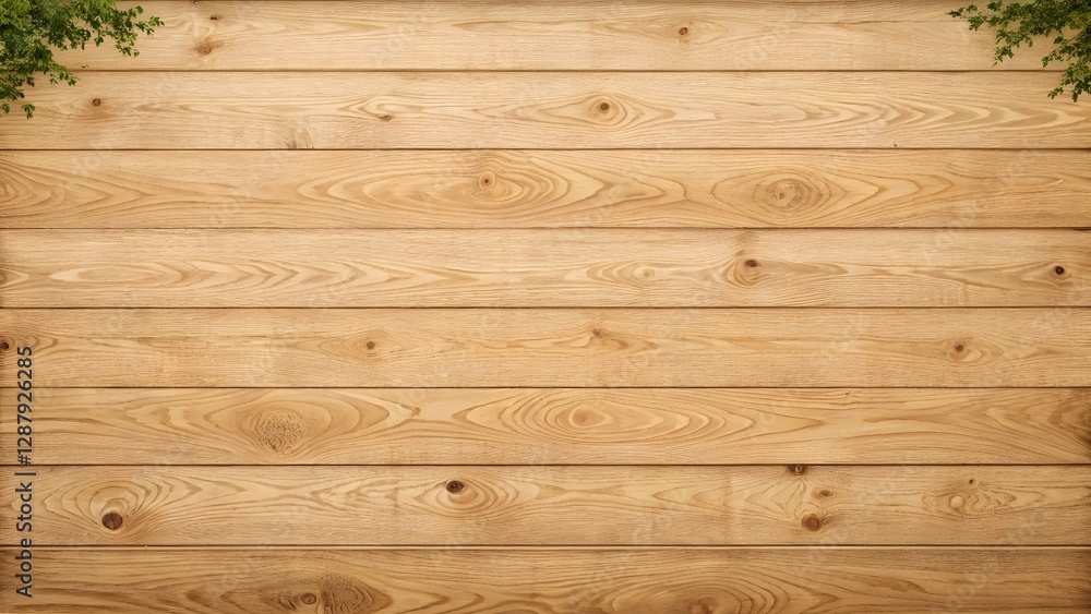 Fototapeta premium A plain wooden backdrop, blank wooden background