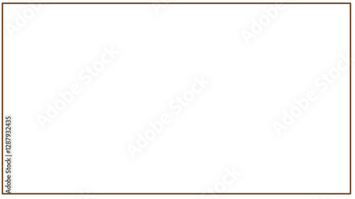 brown rectanle frame basic shape 2