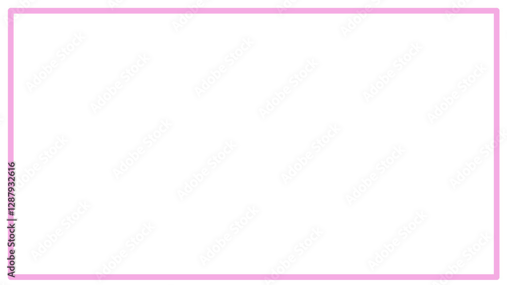pink rectangle frame basic shape pink rectangle frame basic shape