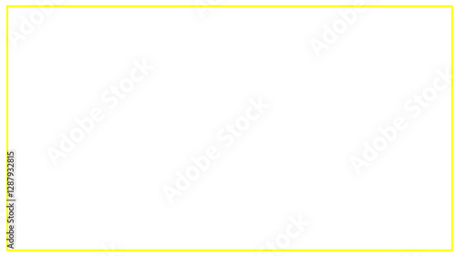 yellow rectangle frame basic shape