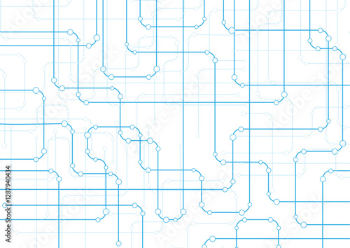 Tech background with a modern abstract circuit board style design