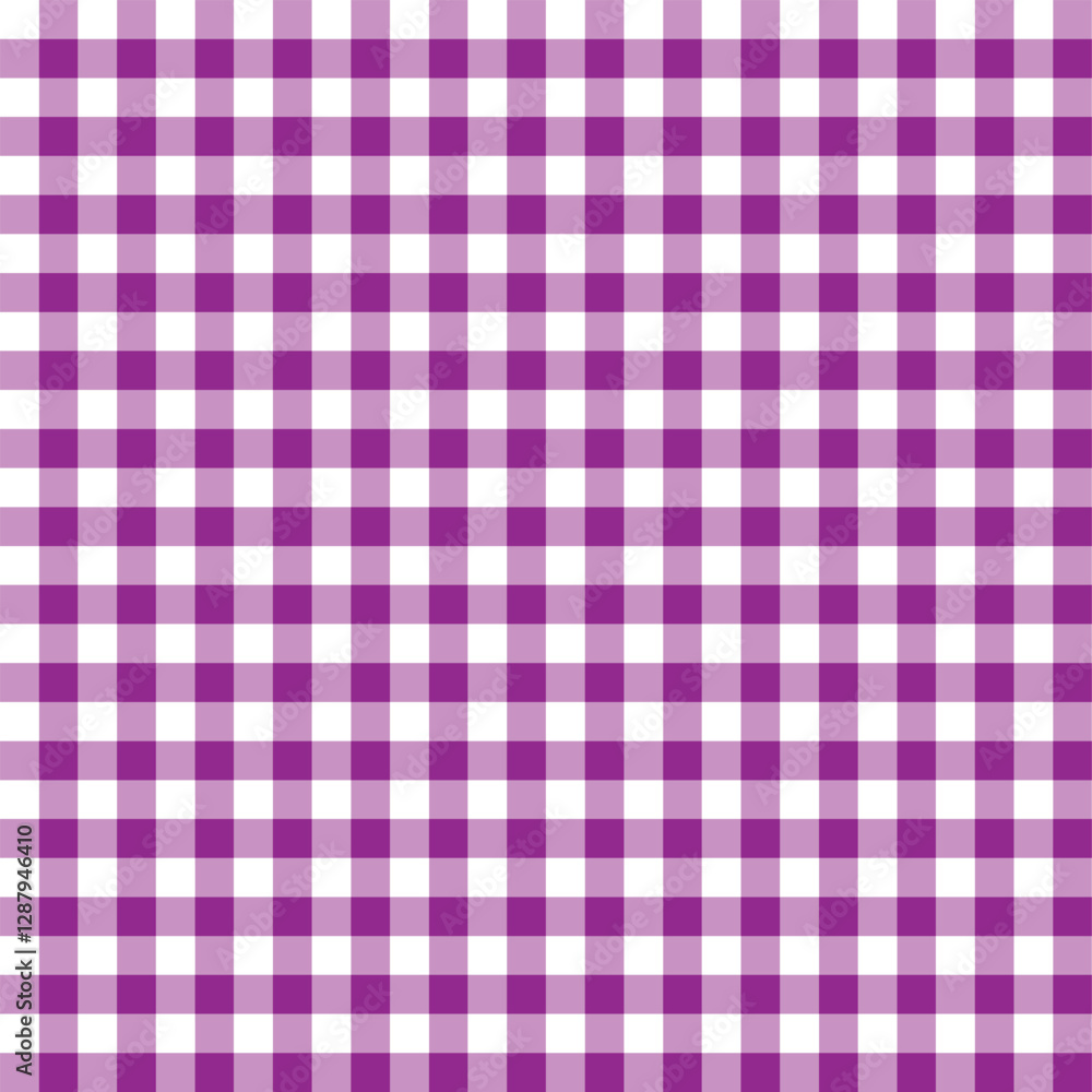 purple and white Gingham plaid pattern checkered tablecloth pattern purple and white Gingham plaid pattern checkered tablecloth pattern
