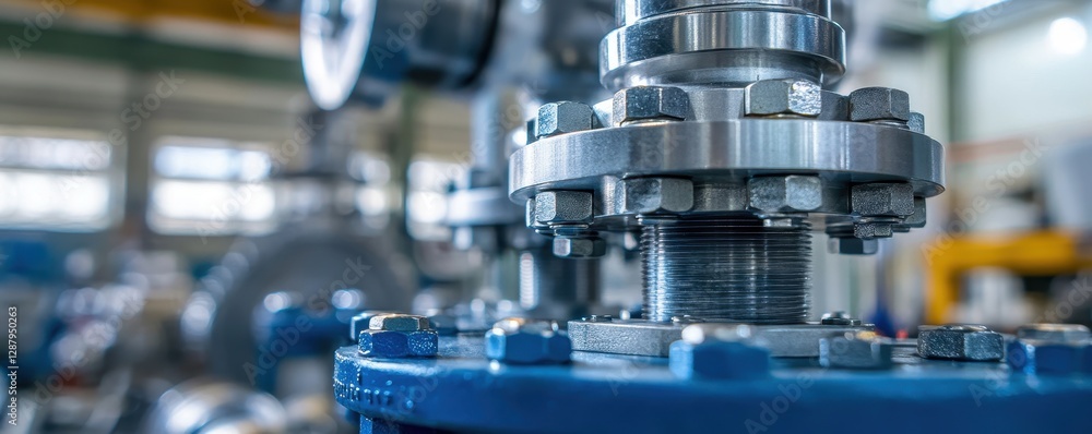 Close-Up of a Gas Pressure Valve Showcasing Intricate Details and Precision Engineering Close-Up of a Gas Pressure Valve Showcasing Intricate Details and Precision Engineering