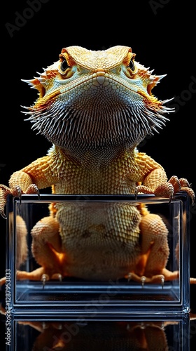 Bearded Dragon in Enclosure