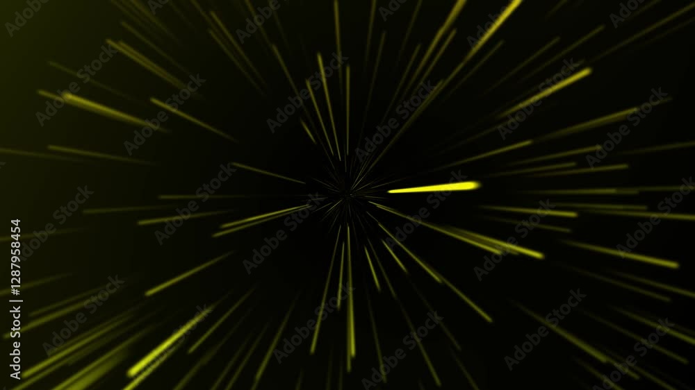 Speed of light motion seamless loop. Neon line zoom meteor space theme. Glowing neon stripes line animation backghround. Speed of light motion seamless loop. Neon line zoom meteor space theme. Glowing neon stripes line animation backghround.
