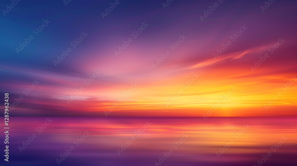 Transition of Colors: A Mesmerizing Rich Gradient from Dark Purples and Blues to Warm Oranges and Yellows Transition of Colors: A Mesmerizing Rich Gradient from Dark Purples and Blues to Warm Oranges and Yellows
