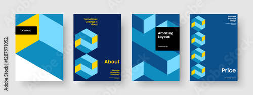 Free Download Modern Report Layout. Abstract Brochure Template. Geometric Book Cover Design. Banner. Flyer. Business Presentation. Poster. Background. Magazine. Leaflet. Catalog. Pamphlet. Brand Identity - GFXLoad